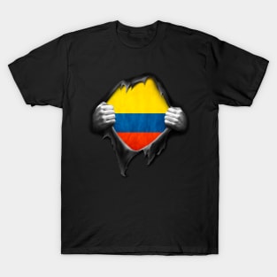 Colombia Flag. Proud Colombian T-Shirt